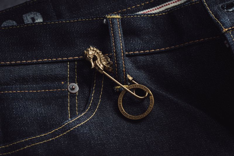 Dark wash denim jeans