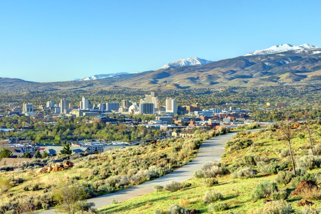 view of Reno Nevada