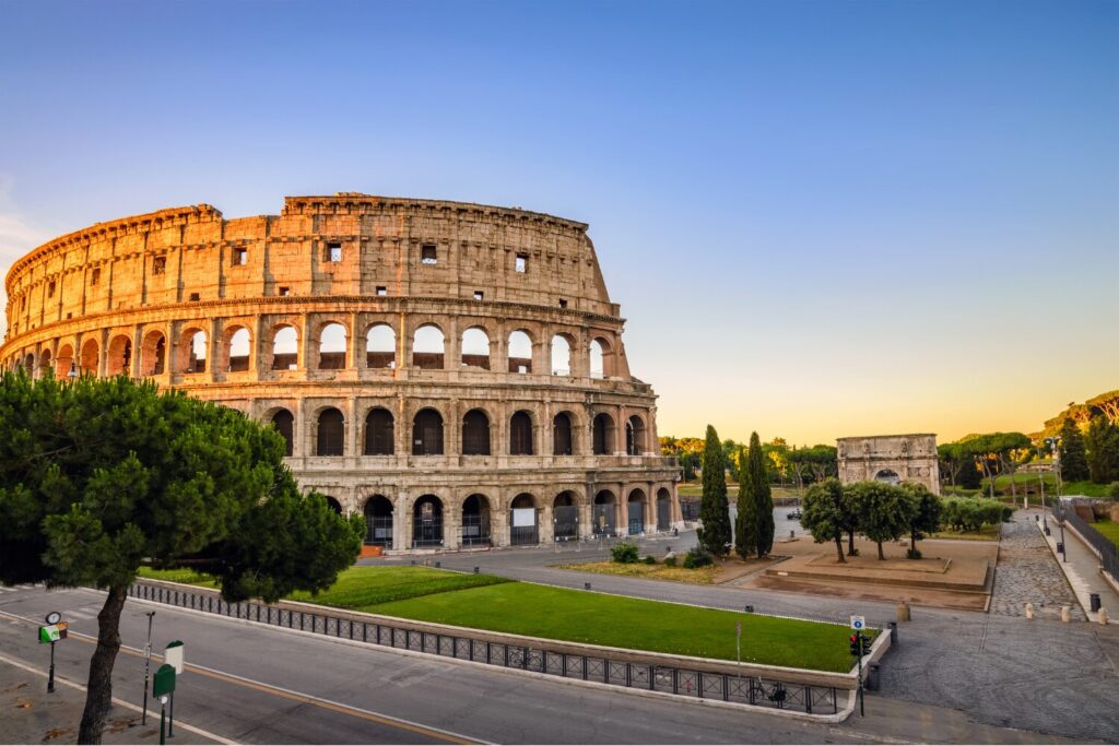 The Colosseum in Rome, Italy